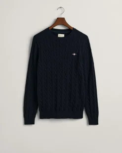 Crewneck Striktrøje, , 3XL Strik