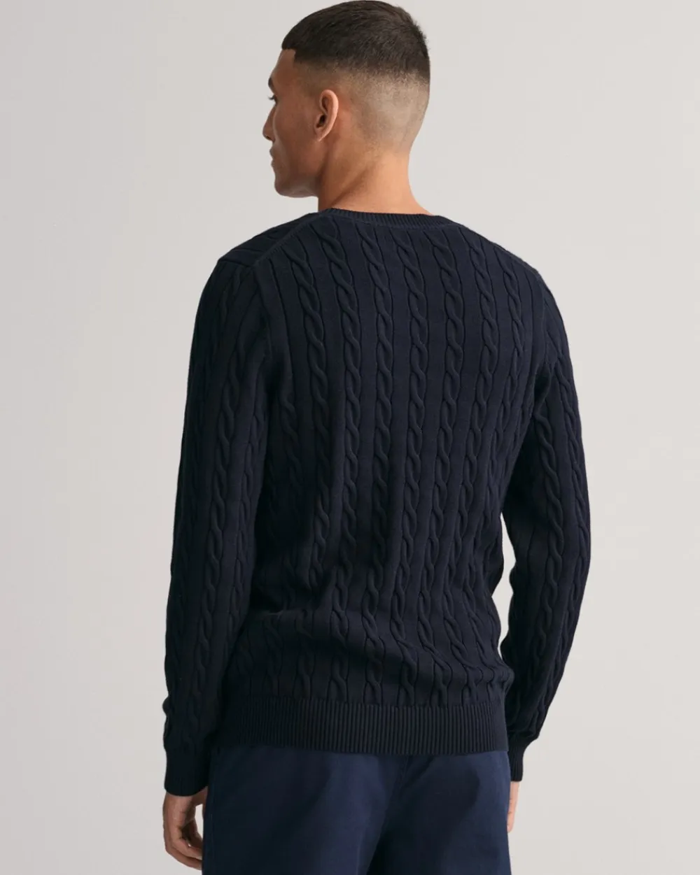 Crewneck Striktrøje, , 3XL Strik