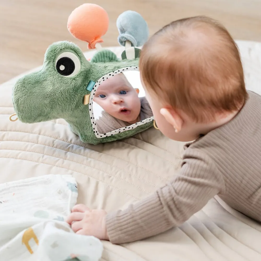 Done by Deer Croco Aktivitets Gulvspejl-Børn Babylegetøj