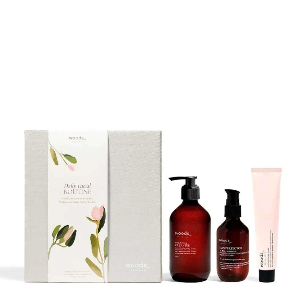 woods_ copenhagen Daily Facial Routine Gaveæske- Gaveæsker Til Hende