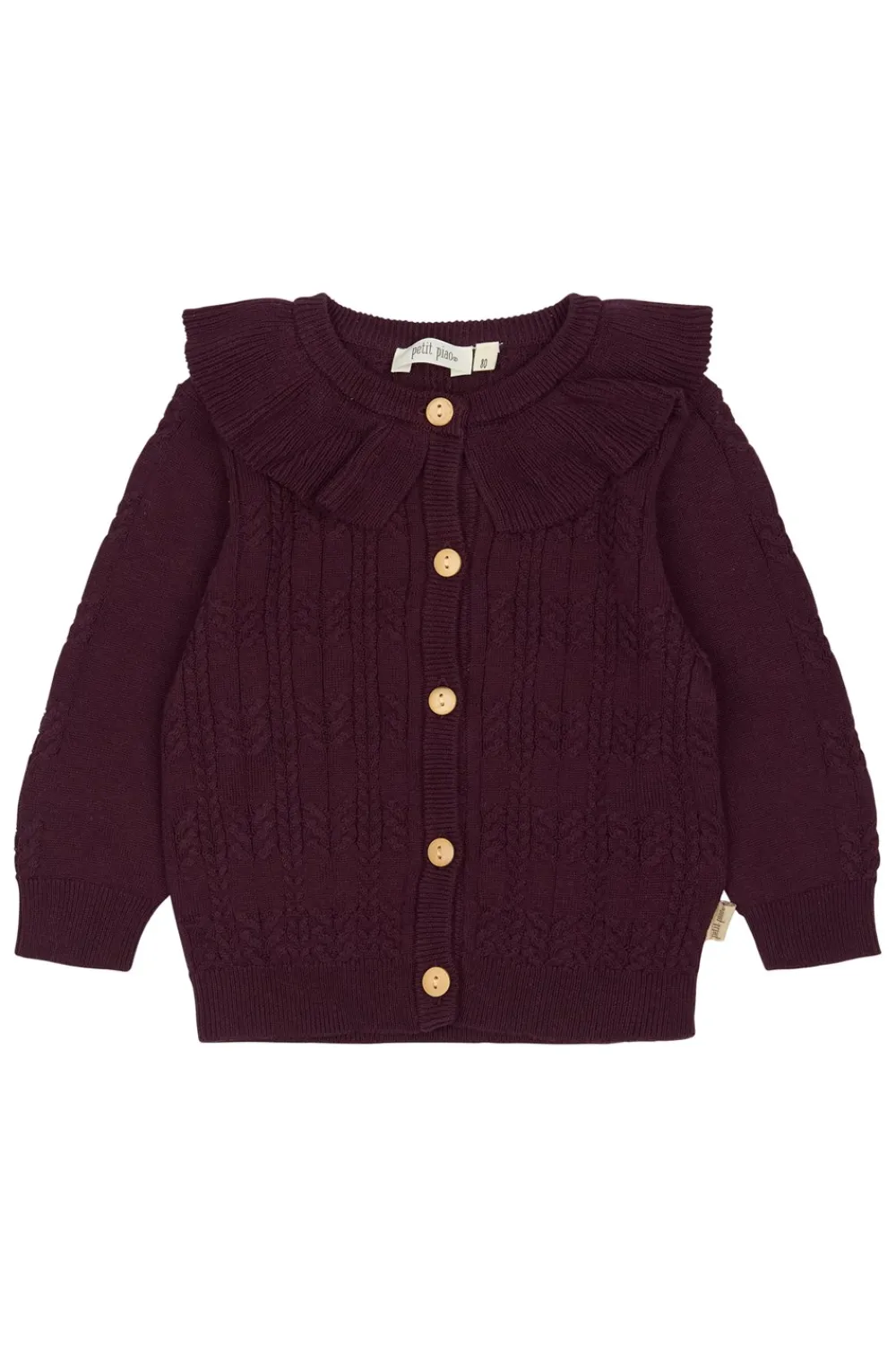 Petit Piao Dalia Knit Cardigan, , 92 cm-Børn Cardigans
