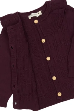 Petit Piao Dalia Knit Cardigan, , 92 cm-Børn Cardigans