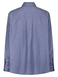 Neo Noir Dalma B Stripe Stone Skjorte, , 38-Dame Bluser & Skjorter