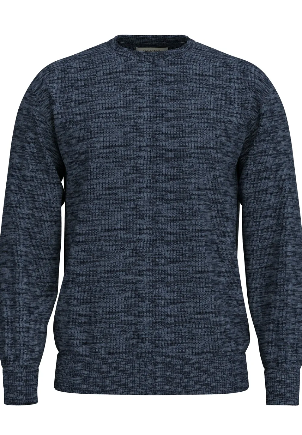 Selected Homme Dane Structure Crew Neck Striktrøje, , XL- Strik