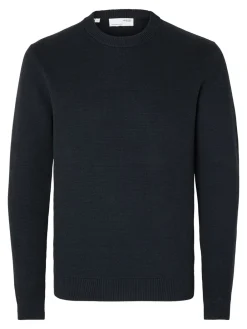 Hot Dane Structure Crew Neck Striktrøje, , L Strik