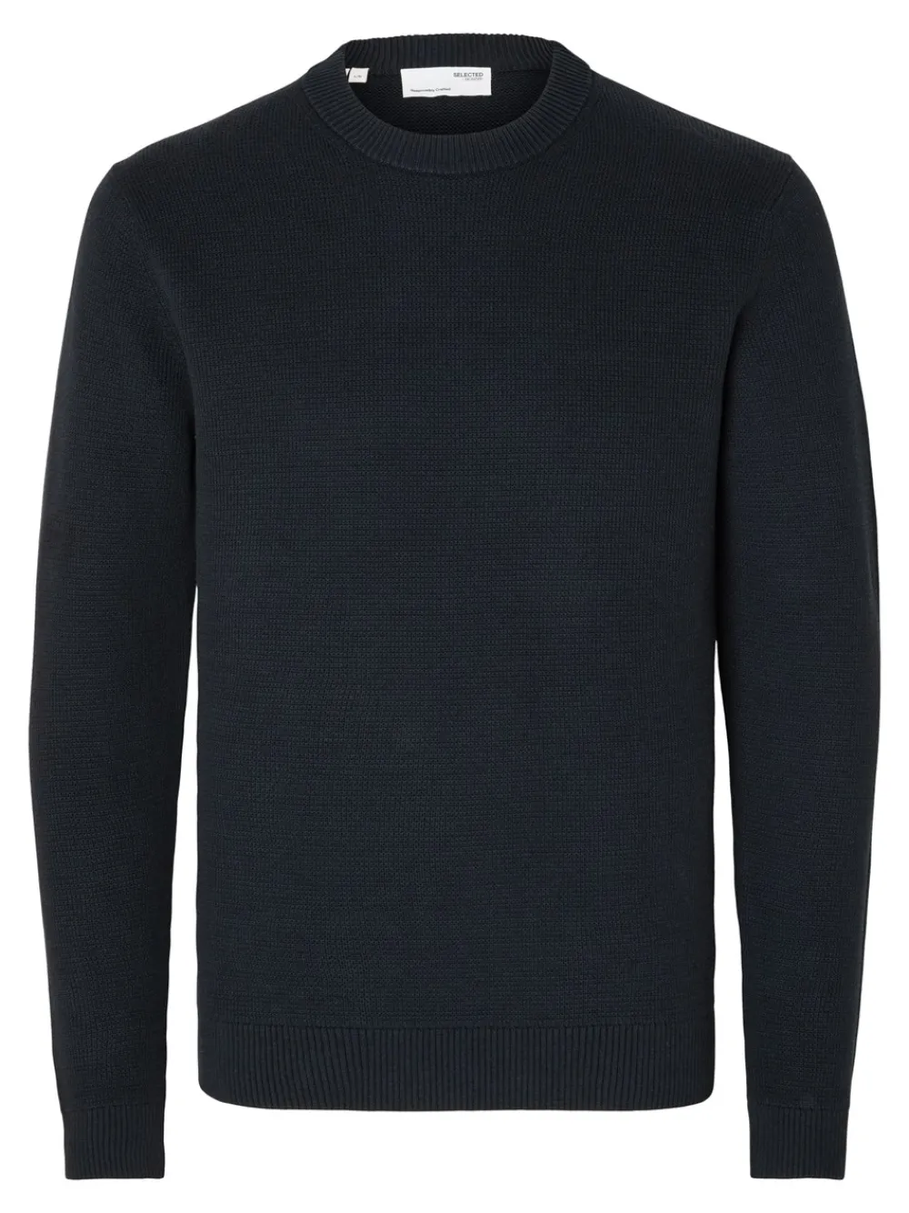 Hot Dane Structure Crew Neck Striktrøje, , L Strik
