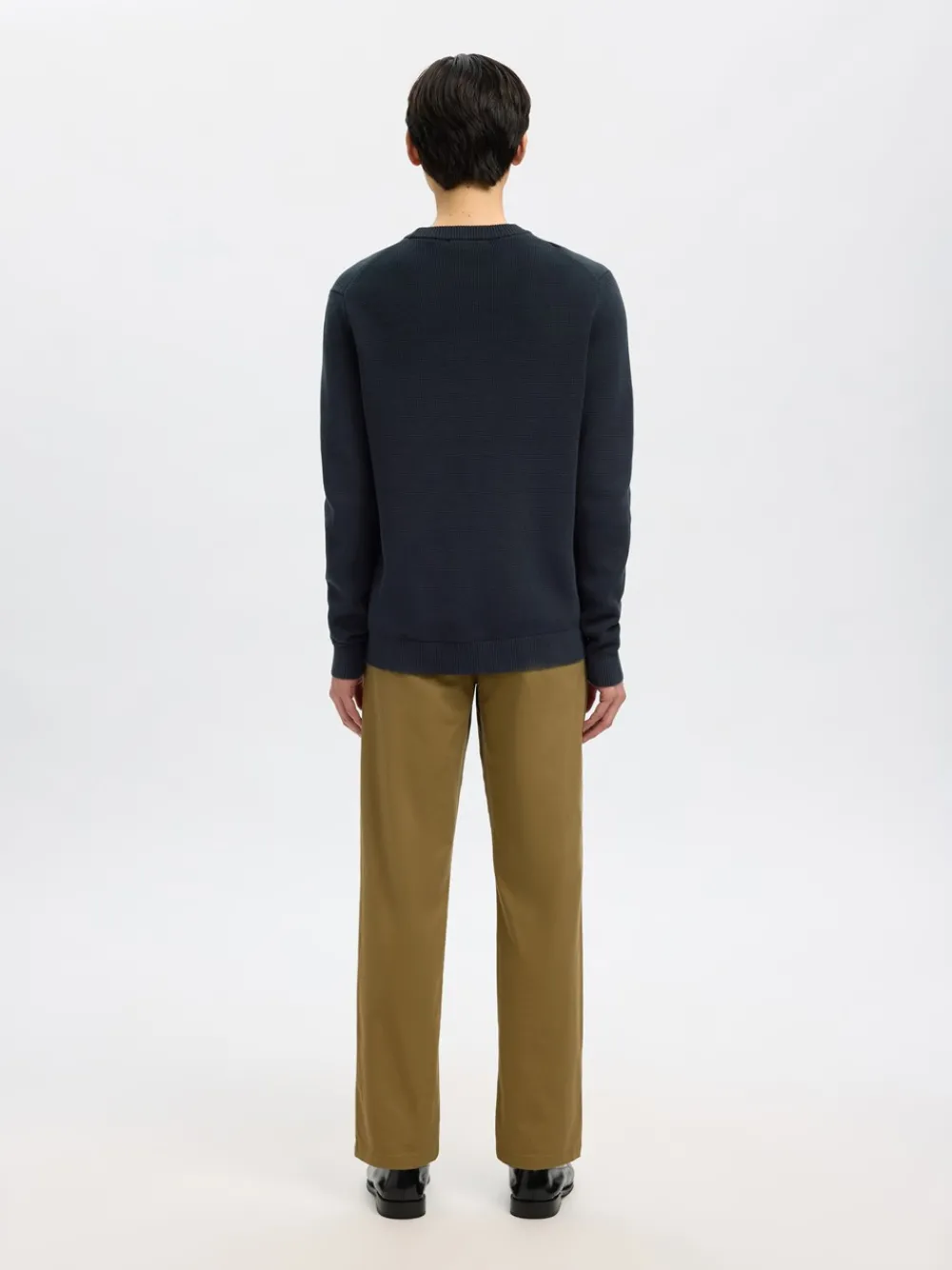 Hot Dane Structure Crew Neck Striktrøje, , L Strik
