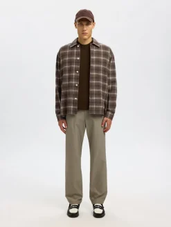 Selected Homme Dane Structure Crew Neck Striktrøje, , M- Strik