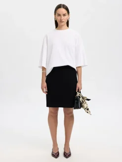 Selected Women Darla Striknederdel, , L-Dame Nederdele