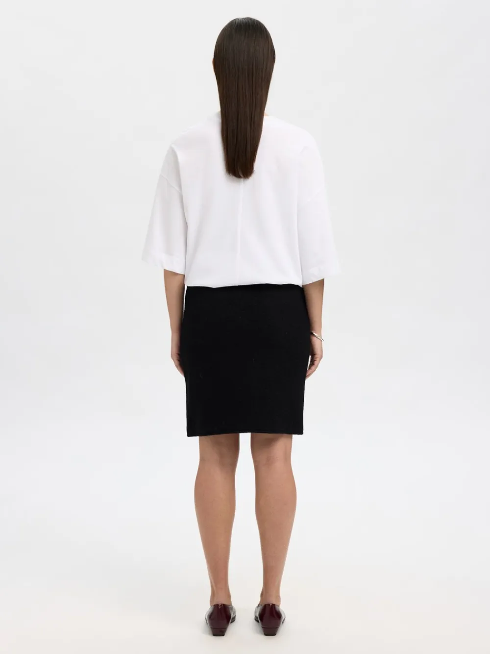 Selected Women Darla Striknederdel, , L-Dame Nederdele