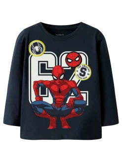 Hot Deep Spider Bluse, , 116 cm Børn T-Shirts & Toppe|Bluser