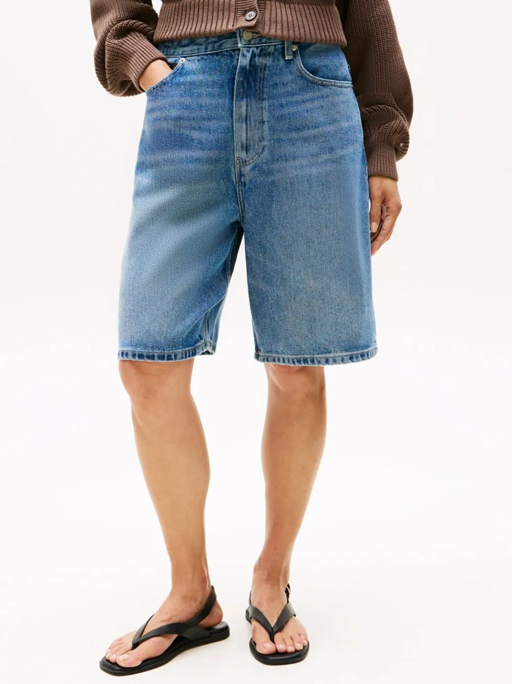 Clearance Denim Bermuda Shorts, , 28 Dame Shorts