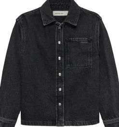 Calvin Klein Denim Skjorte, , 164 cm-Børn Skjorter