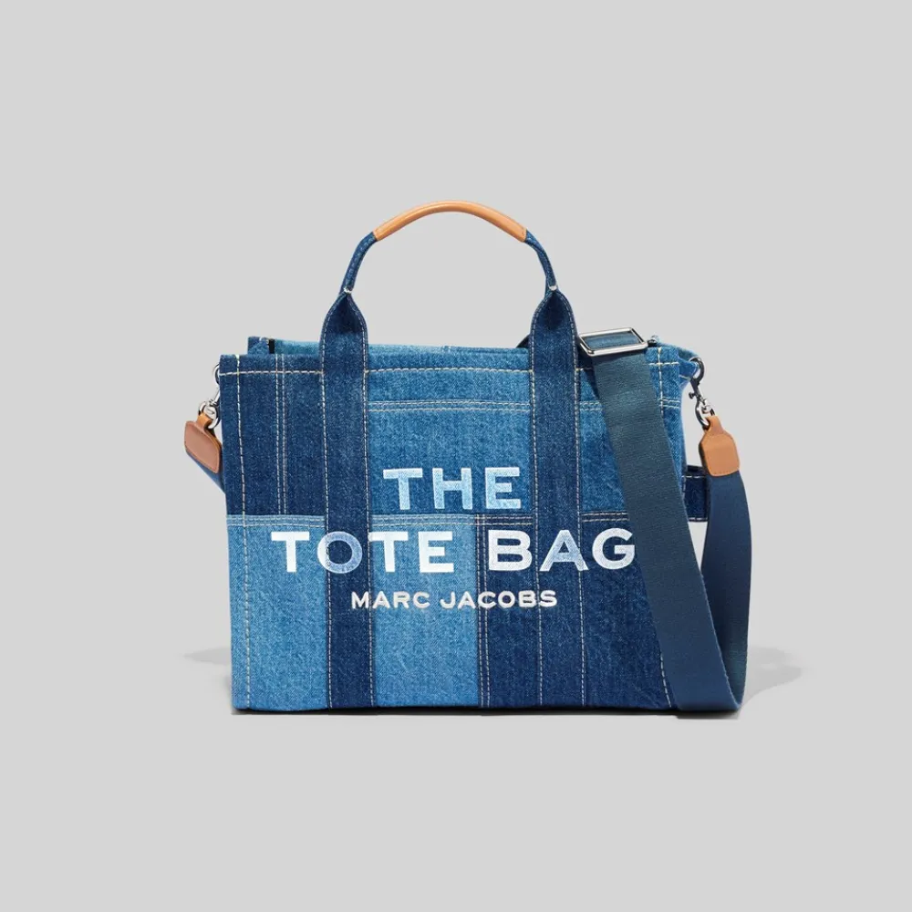 Marc Jacobs Denim Small Tote Crossbody,-Dame Håndtasker|Crossovers & Skuldertasker