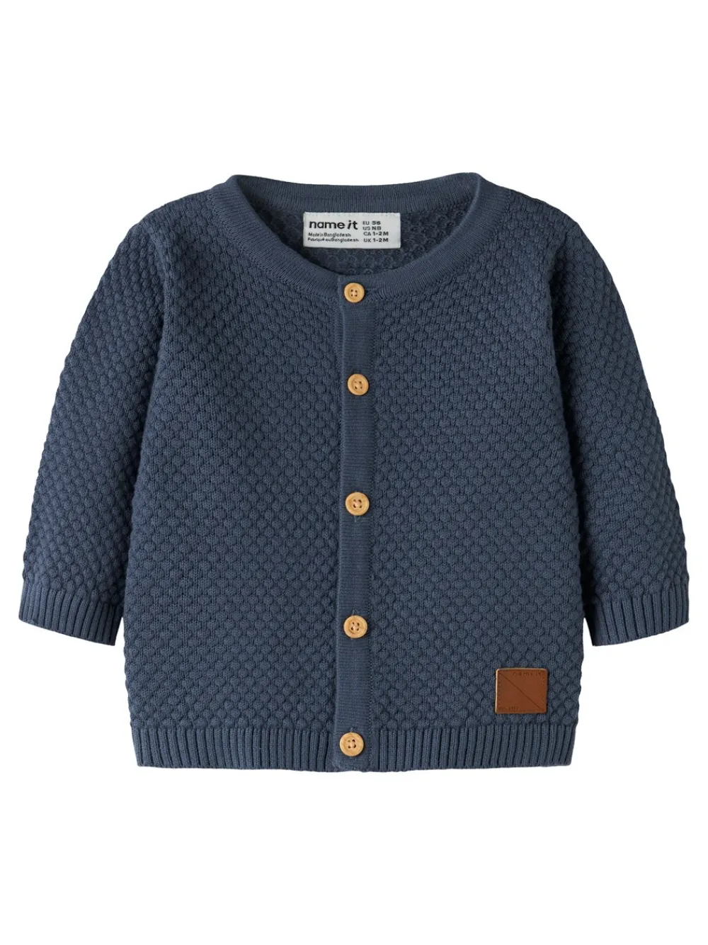 Hot Denver Langærmet Cardigan, , 86 cm Børn Cardigans