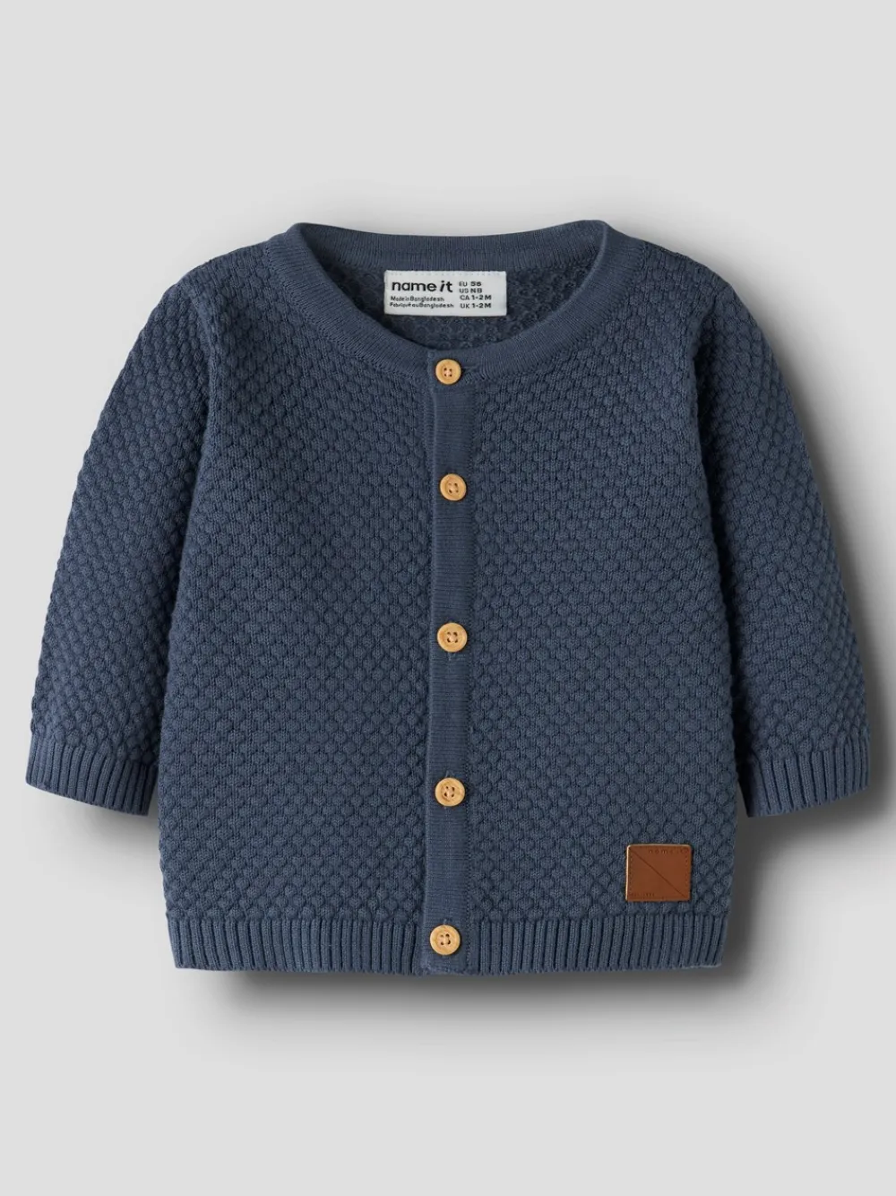 Hot Denver Langærmet Cardigan, , 86 cm Børn Cardigans
