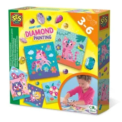 SES Creative Diamantmosaik-Børn Kreativ Leg