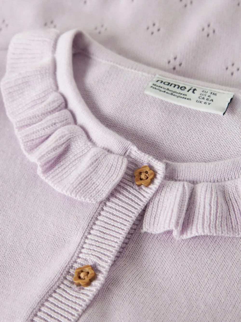 Name It Diame Knit Cardigan, , 116 cm-Børn Cardigans