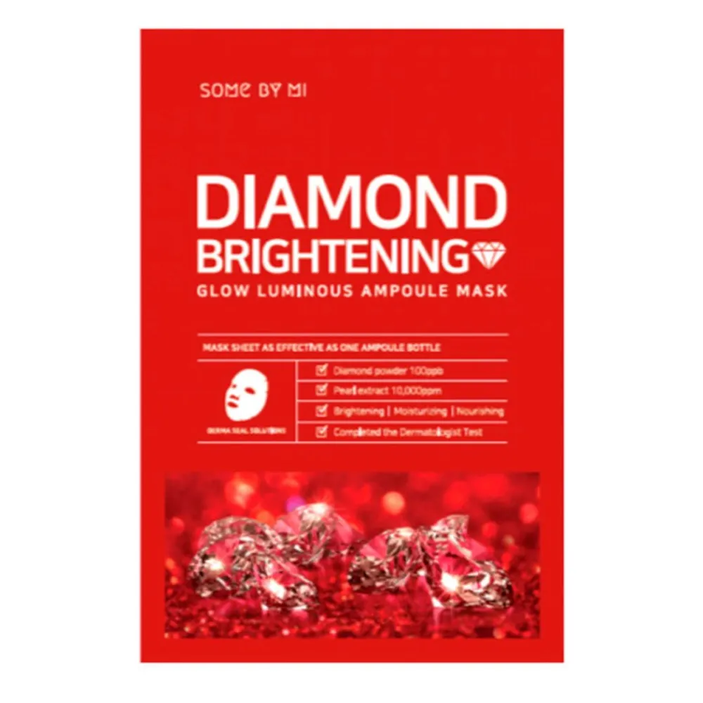 Diamond Brightening Glow Luminous Ampoule Mask, 1 stk Hudpleje