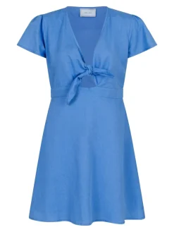 Neo Noir Diara Linen Kjole, , 40-Dame Kjoler