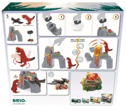 BRIO Dinosaur Vulkan-Børn Tog, Biler & Skibe