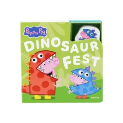 Gurli Gris Dinosaurfest - Bog Med Træfigurer-Børn Børnebøger|Kreativ Leg