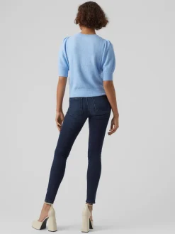 Clearance Doffy Kortærmet Striktrøje, , M Dame Strik & Sweatshirts