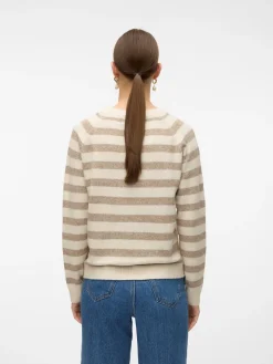 Clearance Doffy LS Striktrøje, , M Dame Strik & Sweatshirts