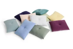 New Dot Cushion Linen Pude, , 45x60 cm Puder