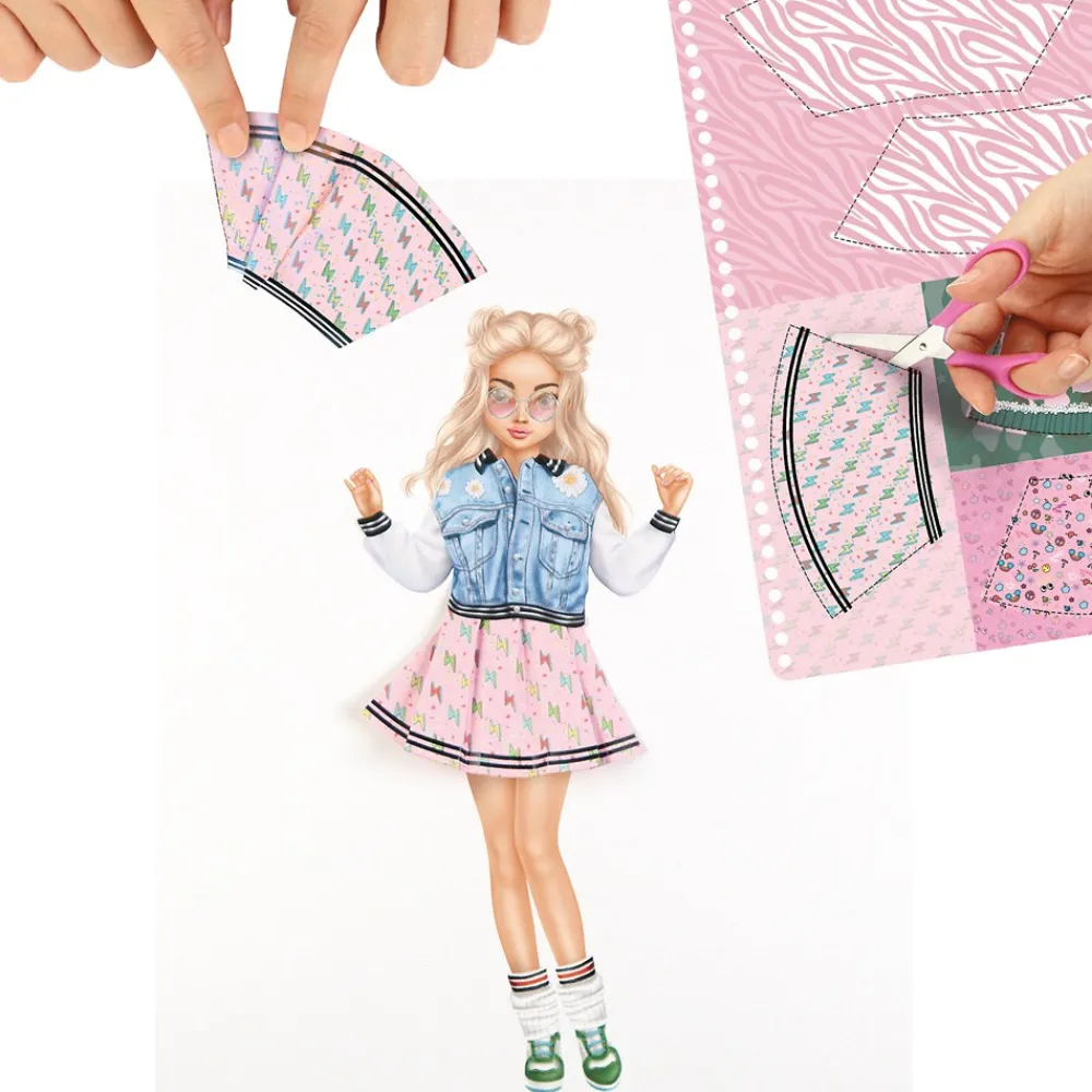 Discount Dress Me Up Collage Bog Børn Kreativ Leg