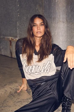 Haute L’Amitié Drift Mix Logo Bluse, , L-Dame Bluser & Skjorter