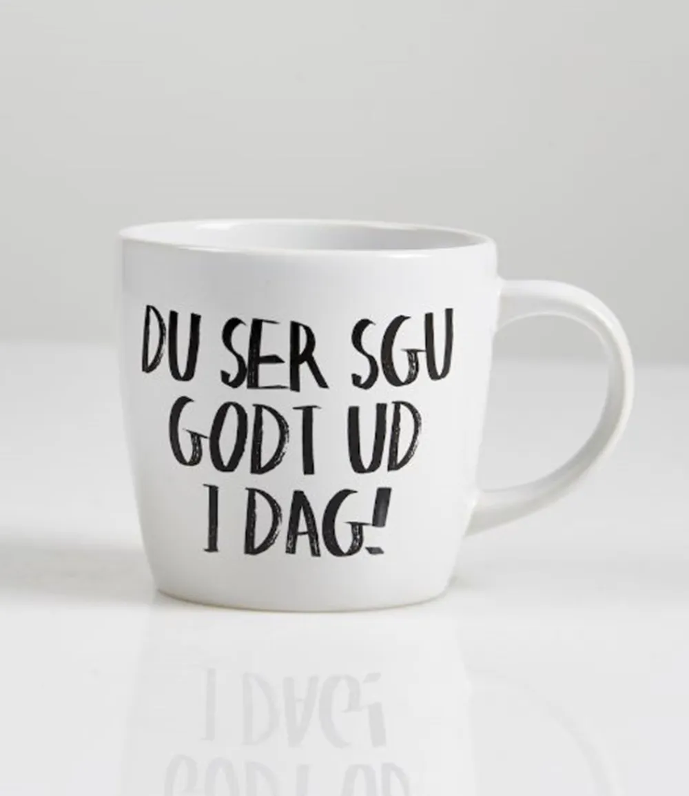 Outlet Du Ser Sku Godt Ud I Dag Krus, , 30 cl Krus & Kopper