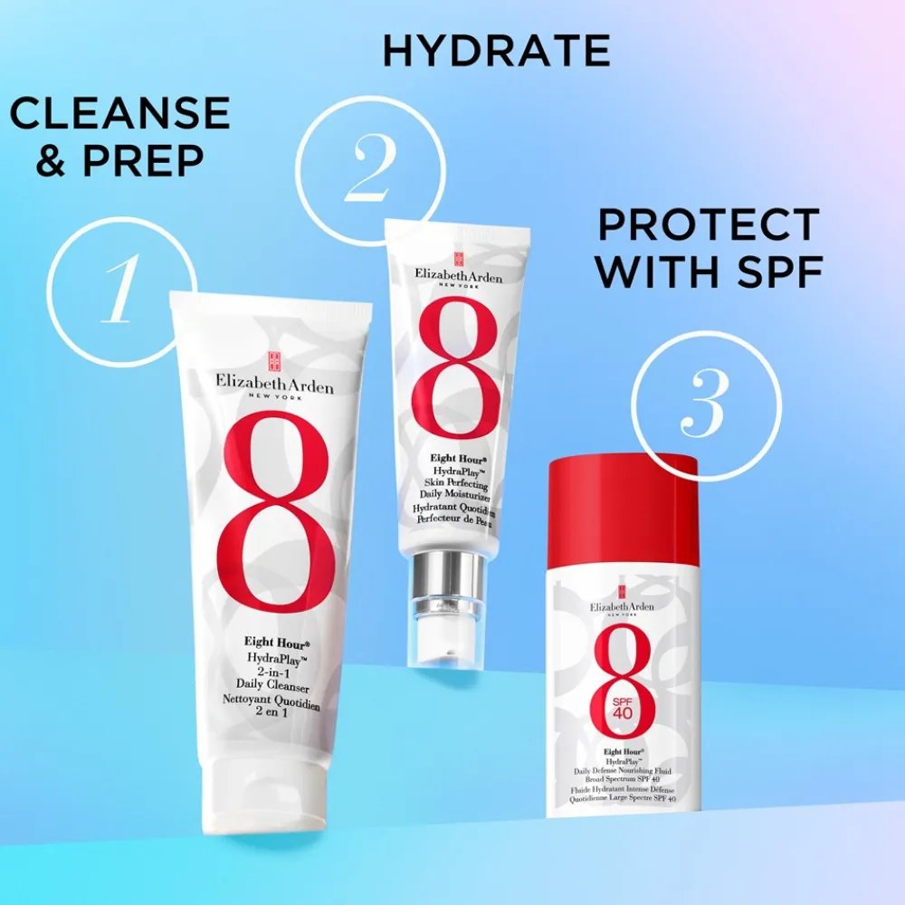 Eight Hour HydraPlay™ Daily Defense Nourishing Fluid, , 50 ml Solbeskyttelse