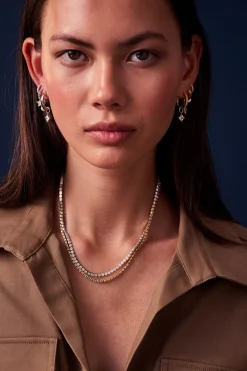 Sif Jakobs Jewellery Ellera Grande Halskæde, , 43 cm-Dame Halskæder