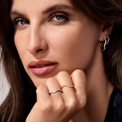 New Ellera Waves Ring, , 52 Dame Ringe