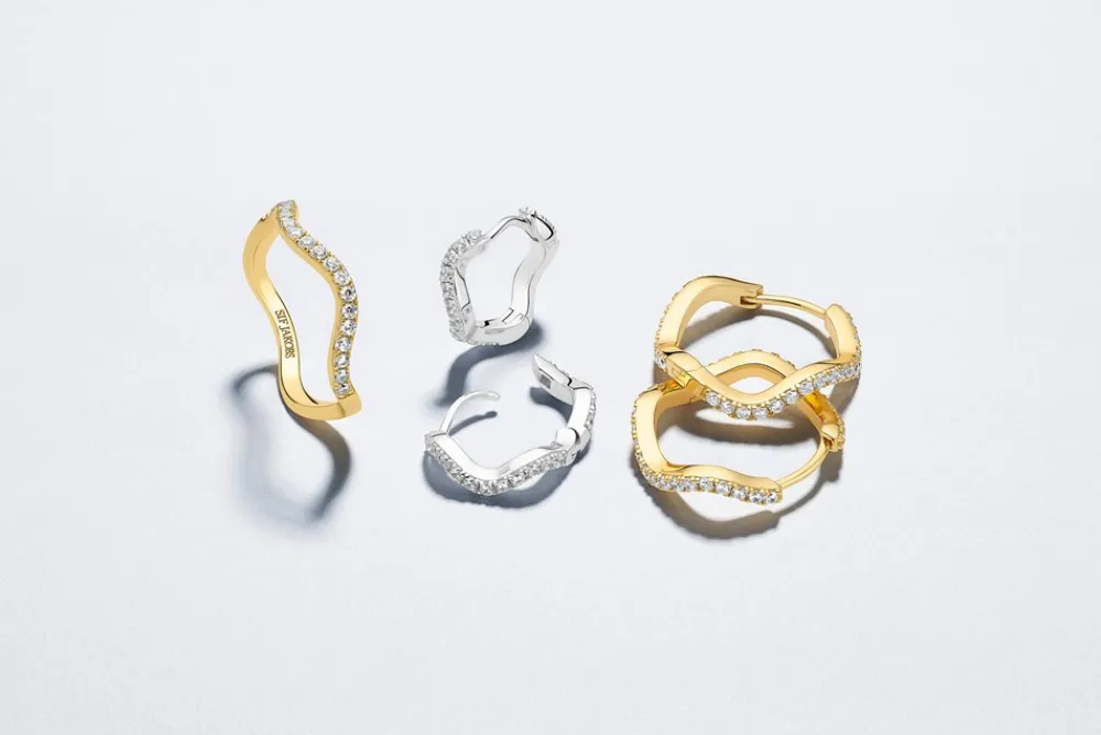 Online Ellera Waves Ring, , 56 Dame Ringe