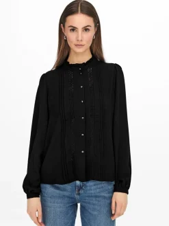 Ellis Lace Bluse, , 38 Dame Bluser & Skjorter