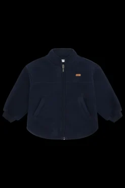New Emi Zip Wool Jakke, , 116 cm Børn Overtøj