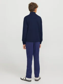 Outlet Emil Half Zip Striktrøje, , 164 cm Børn Strik & Sweatshirts