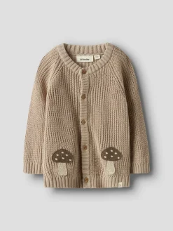Lil' Atelier Emlen Cardigan, Oxford, 110 cm-Børn Cardigans
