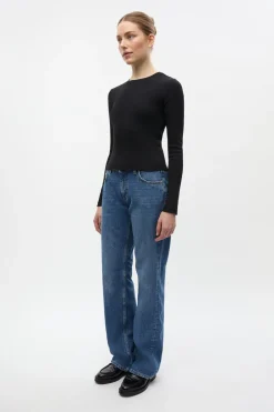 Sale Enally Langærmet Short T-shirt, , S Dame T-Shirts & Toppe