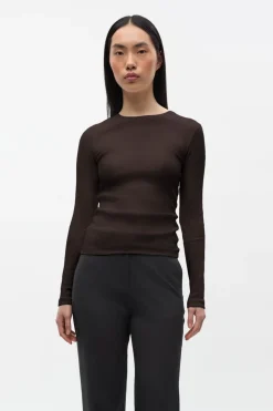 Outlet Enally Langærmet T-shirt, , S Dame T-Shirts & Toppe