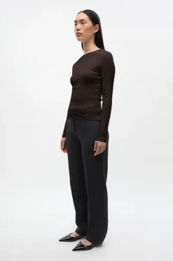 Outlet Enally Langærmet T-shirt, , S Dame T-Shirts & Toppe