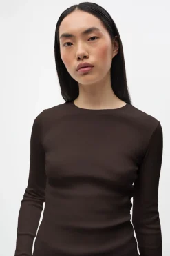 Outlet Enally Langærmet T-shirt, , S Dame T-Shirts & Toppe