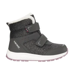Viking Equip Glitter Warm WP 2V Støvler, Charcoal, 32-Børn Støvler