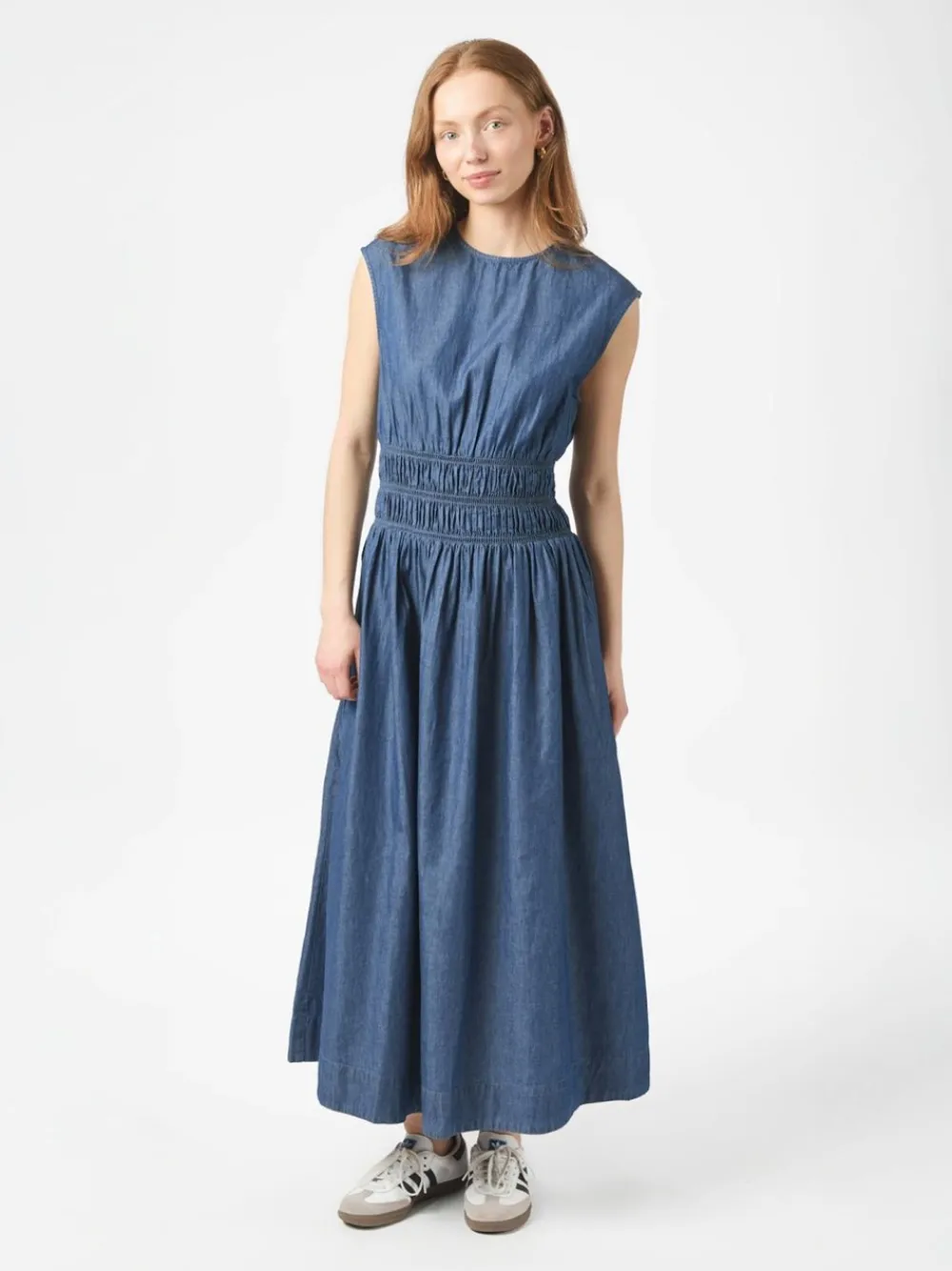 Neo Noir Esmy Denim Kjole, , 38-Dame Kjoler
