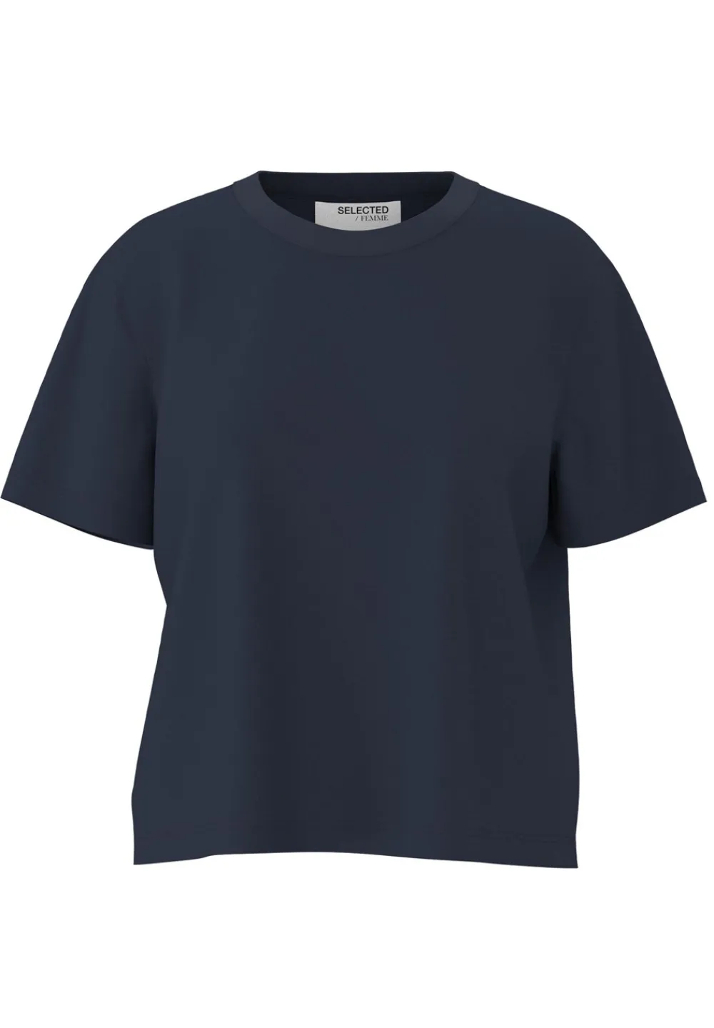 Selected Women Essential Boxy T-shirt, , S-Dame T-Shirts & Toppe