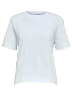 Selected Women Essential Boxy T-shirt, , M-Dame T-Shirts & Toppe