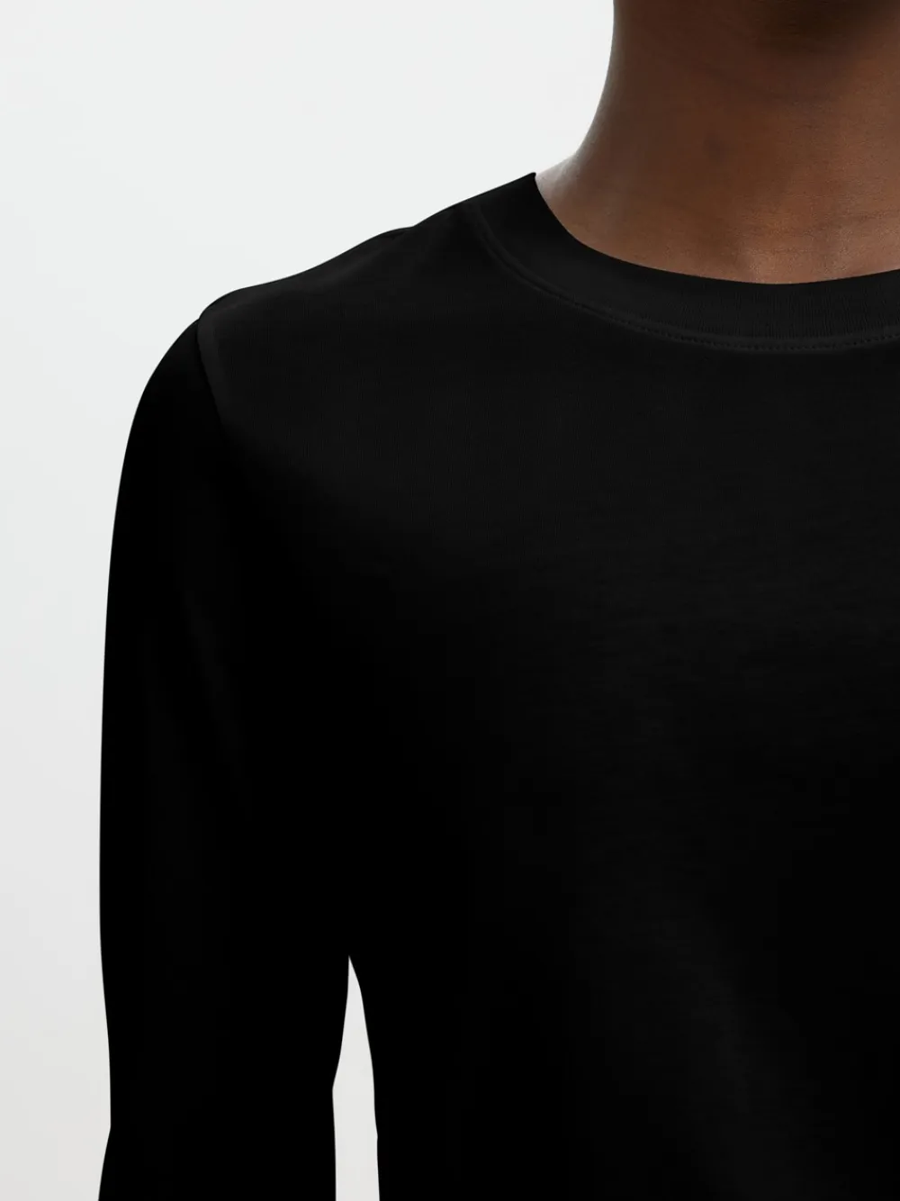 Selected Women Essential Langærmet T-shirt, , M-Dame T-Shirts & Toppe