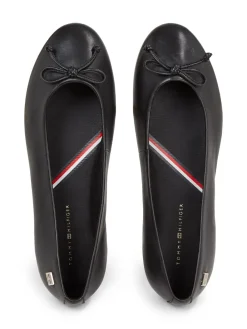 Tommy Hilfiger Essential Leather Ballerina, , 41-Dame Ballerinaer